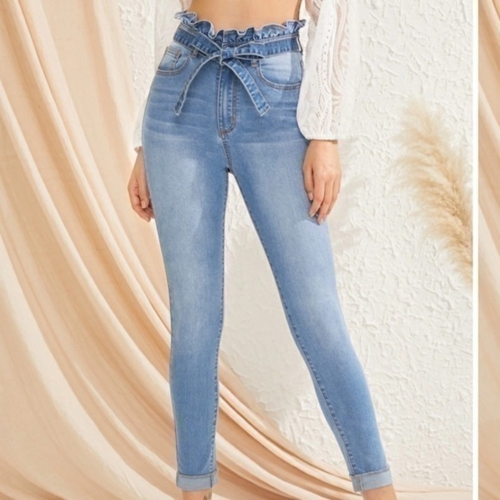 Shein paperbag jeans